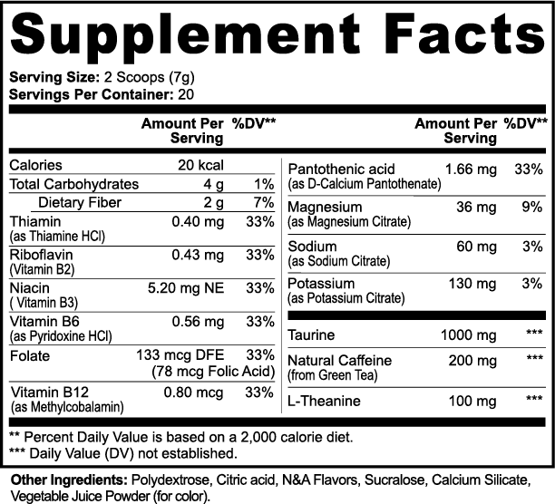 VOLT Energy Powder (Fruit Punch)